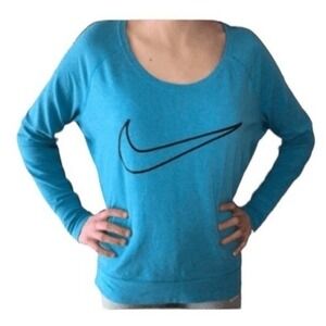 Nike Dri-FIT Epic Obsessed GRX Crew Training Sweatshirt Bright Blue French Terry